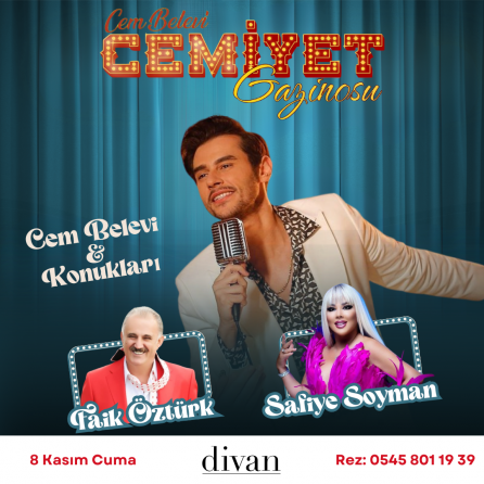 Cem BELEVİ ile Cemiyet Gazinosu Özel Galası Ankara